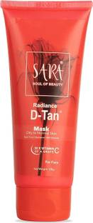 SARA SOUL OF BEAUTY Radiance D-Tan Mask | Perfect for De-Tanning & Hydrating Skin