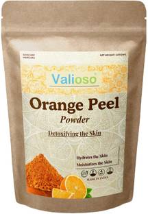 Valioso Pure Orange Peel Powder For Face and Skin Whitening (Santra Chilka Powder)