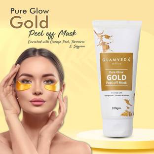 GLAMVEDA Pure Glow Anti Pollution With Gold Peel Off Mask | 100 gm