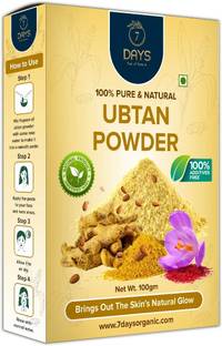7days natural Ubtan Powder white Glowing Scar removing Reduces Dark Circles, Acne & Blemishes