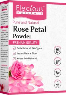 Elecious Pure Rose Petals Powder for face and skin