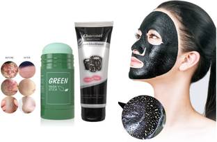 Latixmat Facial Oil Control, Green Tea Clay Stick mask, Detoxing & Toning Face Mask Stick