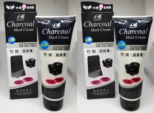 CHARCOAL MASK CREAM FACE PACK Pack of 2
