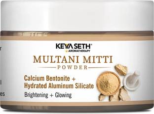 KEYA SETH AROMATHERAPY Multani Mitti Powder Face Pack for Women & Men Brightening + Glowing Skin