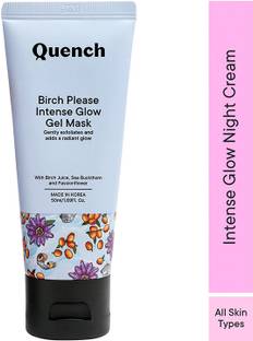 Quench Intense Glow Night Cream (Gel Mask) to Boost Skin Elasticity