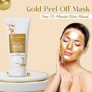 GLAMVEDA Pure Glow Anti Pollution With Gold Peel Off Mask | 100 gm