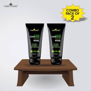 PARK DANIEL Activated Charcoal Peel off Mask Combo pack of 2 tubes of 60 g - For Black head removal, deep cleansing & Instant glow( 120 gms)