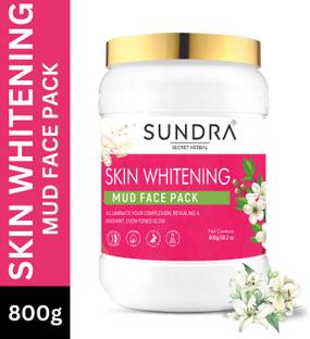 sundra Skin Whitening & Brightening Mud Face Pack For All Skin Types