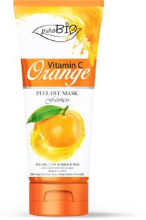 purobio Vitamin C Orange Peel Off Facial Mask Glowing Beautiful Skin | Remove Blackheads