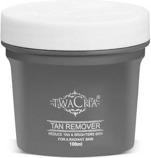 TWACHA Tan Remover Mask with Turmeric, Aloe Vera Extract, Orange Extract & Niacinamide