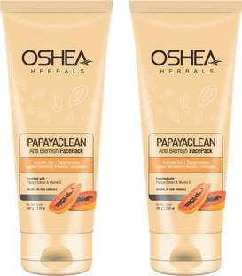 OSHEA Papayaclean Anti Blemishes Face pack (Tube) pack of 2