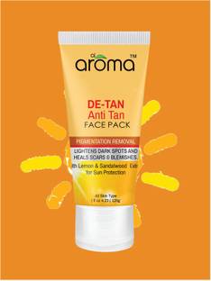 alaroma De Tan Face Pack - Lightens Dark Spots , For All Skin Types