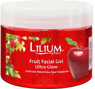 LILIUM Fruit Facial Gel for Fresh Look, Natural Glow, Fairer Complexion