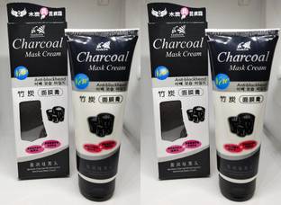 CHARCOAL MASK CREAM FACE PACK Pack of 2