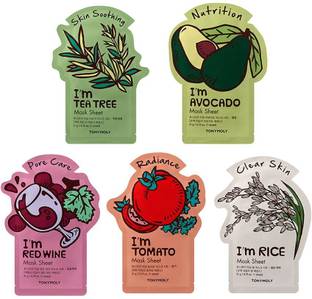 Tonymoly I'M Real Detox Sheet Mask Set (Pack of 5)
