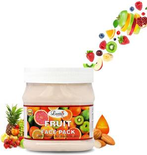Luster Fruit Face Pack | Enriched With Vitamins & Nutrients | Helps Brighten & Glowing Skin | Face Pack For Women & Men | All Skin Types | Paraben & Sulfate Free -