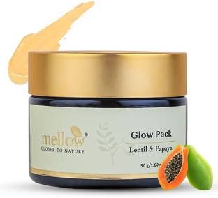 mellow Herbals Ayurvedic Glow Face Pack for Brightening & Tan Removal