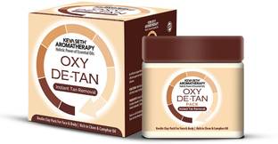 KEYA SETH AROMATHERAPY Oxy De Tan Removal for Glowing&Lighting oil Control, Anti Acne&Pimples Blemishes Pigmentation De Tan pack for Face&Body-No Ammonia & Blech.