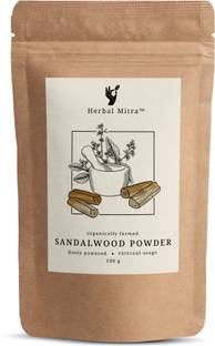 Herbal Mitra Pure & Sandalwood Powder for Face, Skin Whitening, Face mask