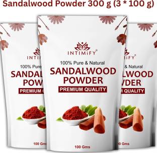 INTIMIFY Sandalwood Face Pack Powder Combo Pack (3 * 100 g)