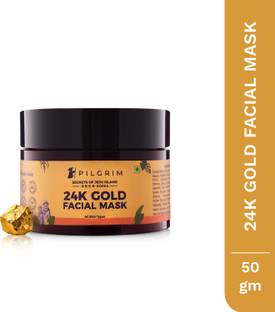 Pilgrim 24K Gold Facial Mask & Pack for Radiant Skin, Anti Ageing | Natural Glow