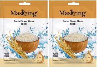 MasKing Beauty Facial Sheet Mask Rice Pack Of 2