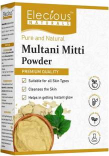 Elecious Multani Mitti powder for Face Pack | Fuller's Earth , Bentonite Clay