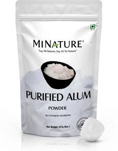 mi nature nature Purified Alum powder ( Potassium Alum Powder )(phitkari) | 227g( 8 oz)