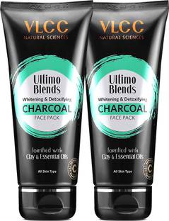 VLCC Ultimo Blends Charcoal Face Pack (Pack of 2)