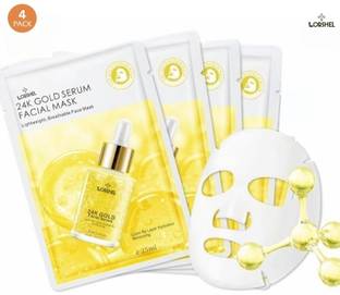 LORSHEL 24 k Gold Face Mask Bio 24 k Gold for Anti-Aging Benefits