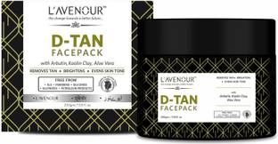 L'avenour D-Tan Face Pack For Tan Removal, Instant Glow, Brightens & Even Skin Tone