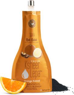 Nat Habit Orange Kalonji Lepa Face Mask For Women,Men|Pigmentation,Spot & Blemish Control