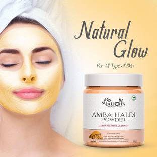 Laugha Amba Haldi Powder For Fairness, Treat Acne & Boils Wrinkles, Skin & Face Pack,