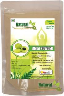 Natural Health and Herbal Products Amla Powder (Indian Gooseberry) For Hair Growth, Skin Care