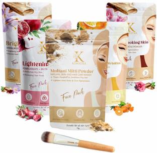 KIMAYRA Bridal Skincare Face Pack Combo Powder for Natural Glowing Skin