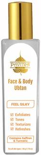 PavitraPlus Face and Body Ubtan Instant Glow with Saffron, Turmeric, Lodh AYUSH Certified