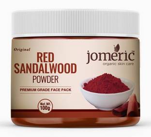jomeric Red Sandalwood Powder 100g | Laal Raktha Chandan | For Puja | Skin & Face Care