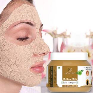 NEWISH Organic Multani Mitti Anti Tan Glowing Face Powder