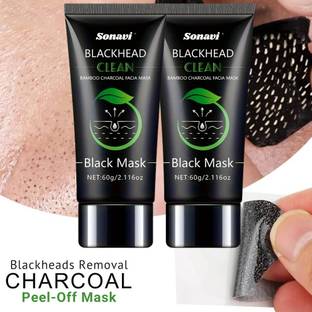 Sonavi Charcoal Peel Off Mask Blackhead Acne & Remove Dead Skin And Whitening Face