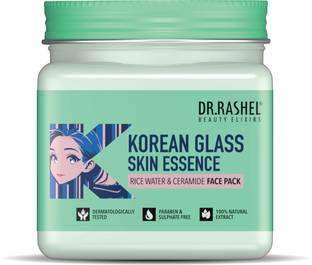 DR.RASHEL Korean Glass Skin Essence Face Pack | Infused with Rice Water and Ceramide |