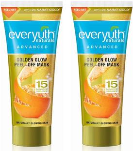 Everyuth Naturals Golden Glow Peel-off Mask - (Pack of 2) For Bright Skin