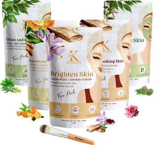 KIMAYRA Skin Care Powder Combo For Glowing Skin,Tan Removal,Oil Control,Acne & Fairness