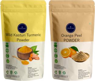 VEDICINE Amba Haldi Wild Kasturi Turmeric & Orange Peel Powder For Face Pack