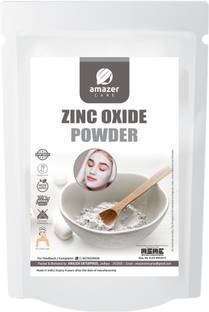 Amazer Care Zinc Oxide Powder for Face Pack, Body & Skin Care, Natural Sunscreen Powder)