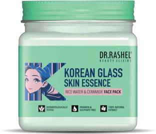 DR.RASHEL Korean Glass Skin Face Pack with Rice Water & Ceramide | Essence Infused