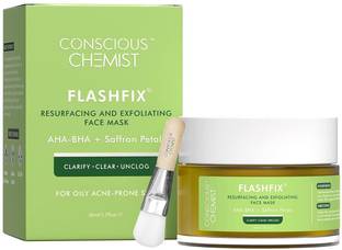 Conscious Chemist Exfoliating Face Mask for Acne | Salicylic & Glycolic Acid | Acne & Blackheads