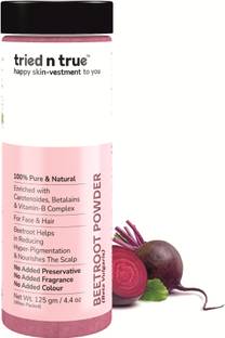 tried n true 100% Pure & Natural Premium Beetroot Powder | DIY Face Pack & Hair Mask