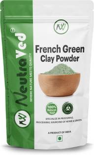 NeutraVed French Green Clay Powder Natural Solution for Skincare for All Skin Type