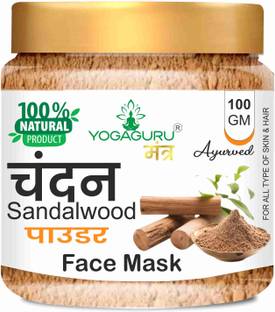 योगागुरु मंत्र Sandalwood Powder (Chandan powder) for Face Pack & Skin (100 g)
