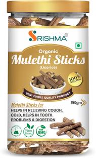 Srishma Liquorice (Mulethi) Root Whole | For Health, Skin and Hair Care